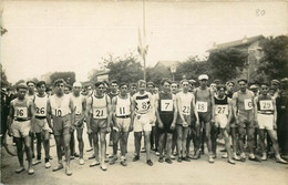 94  ABLON  ( Carte Photo)   Course / Marathon / Athletisme Juin 1922 - Ablon Sur Seine