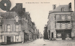 53 -  Carte Postale Ancienne De  Ernée   Rue Nationale - Ernee