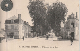 53 -  Carte Postale Ancienne De Chateau Gontier   L'Avenue De La Gare - Chateau Gontier