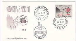 San Marino, First Day Cover, Used - Storia Postale