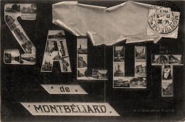 Montbéliard * Un Salut De La Commune * Souvenir * Multivues - Montbéliard