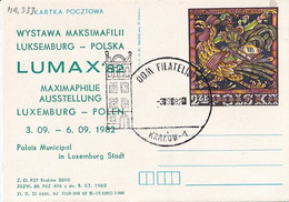 Maximumkarte - LUXMAX Mit So-Stempel Krakow (MA.333) - Maximum Cards