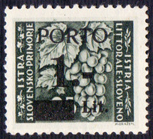 ITALIA - TRIESTE - SLOVENIJA - VUJA - PORTO - III Tayp Tasselo Cat. 180 E - **MNH - 1945 - Portomarken