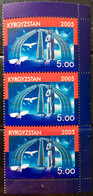 KAZAKHSTAN 2005 MNH 3 STAMPS ON  WORLD WAR, MEMORIAL - Errors & Oddities