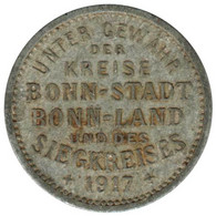ALLEMAGNE - BONN - 10.1 - Monnaie De Nécessité - 10 Pfennig 1917 - Monétaires/De Nécessité
