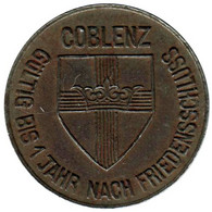 ALLEMAGNE - COBLENZ - 10.1 - Monnaie De Nécessité - 10 Pfennig 1918 - Monétaires/De Nécessité