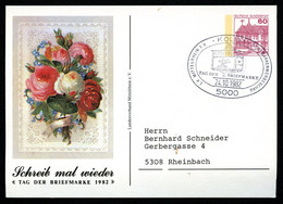 Bund PP106 C1/008-II TAG DER BRIEFMARKE Sost. Köln 1982 - Privatpostkarten - Gebraucht