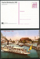 Bund PP106 C1/017 BODENSEE RADDAMPFER KONSTANZ HAFEN Sindelfingen 1985 - Private Postcards - Mint