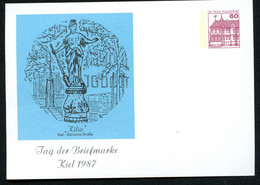 STATUE KILIA Dänische Straße 1888 V. E. Lürssen Kiel BRD PP106 C2/027-I 1987 - Private Postcards - Mint