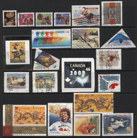 Canada (31) 1999 - 2001. 36 Different Stamps. Used & Unused. - Sammlungen