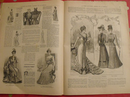 3 Revues La Mode Illustrée, Journal De La Famille.  N° 1,2,3 De 1900. Couverture En Couleur. Jolies Gravures - Mode