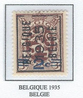 Préo TYPO 1935    -   COB 315 MNH -  (2c. Sur 3c.  BELGIQUE  1935  BELGIE) (Pos A) - Typos 1929-37 (Heraldischer Löwe)