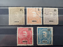 Portugal. Zambeze. 1911. 2 1/2, 5, 20, 25 Y 50. Usados. - Zambèze