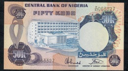 NIGERIA   P14g 50 KOBO 1973 #P/63  Signature 7    UNC. - Nigeria