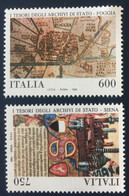 1993 - Italia - I Tesori Degli Archivi Di Stato - Foggia - Siena  - Lire 600 + 750 - 1991-00:  Nuovi