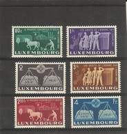Luxembourg_ 1951- En Faveur De L'europe N°443/448 - Andere & Zonder Classificatie