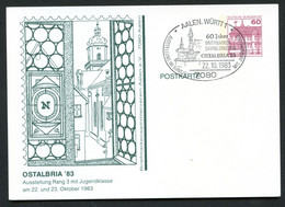 Bund PP106 D2/001 STADTKIRCHE AALEN Sost. 1983 - Privé Postkaarten - Gebruikt