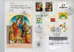 San Marino 2020 Busta FDC Natale - ANIS - 250°anniv Morte Tiepolo Juventus Campione D'Italia - Museo Monete    ° VFU - Used Stamps