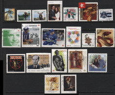 Canada (39) 2007 - 2013. 20 Different Stamps. Used & Unused. - Collections