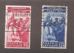 Vatican - Y&T N° 69 + 71 Oblitérés - 1934 - Autres & Non Classés