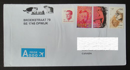 2018 Belgium To Canada Cover - Lettres & Documents