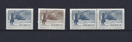 Suède:  PA 8/9 + 8b ** - Unused Stamps