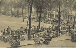 REF4111/ CP-PK Ixelles-Bruxelles Marché Sainte-Croix Animée - Mercadillos