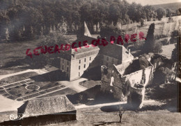 86-  ST SAINT MARTIN L' ARS- VUE AERIENNE  ABBAYE AUGUSTINE DE LA REAU ET DES RUINES DE SON EGLISE ABBATIALE- FACADE - Saint Julien L'Ars