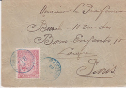 MADAGASCAR - LETTRE POUR PARIS 1905 - Briefe U. Dokumente