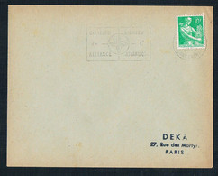 1950 - Cover - ​​​​​​​UK, Longham To Paris - Dixieme Aniversary Alliance Atlantico - ....-1951 Pre-Elizabeth II