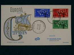Cyprus 1963 Europa FDC VF - Sonstige & Ohne Zuordnung