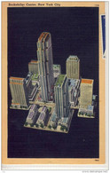 NEW YORK CITY - Rockefeller Center, Used 1959, US Air Mail - Places & Squares