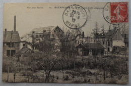 CPA 1922 Bazancourt, Marne - Panorama, Café Lespagnol (51 France) - Bazancourt