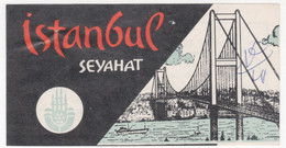 TURKEY ISTANBUL SEYAHAT BUS TICKET 1983 - Unclassified