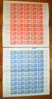 France Feuilles Entières N° 1309 Et 1310 Europa 1961  Neufs * * B/TB =MNH VF/VF   - 1961