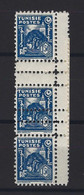 France Colonies Tunisie N°257** Double Piquage Interpanneau TTB - Ungebraucht