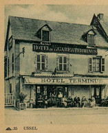 Ussel * Débit De Tabac Tabacs Hôtel De La Gare Et Terminus * Devanture Commerce - Ussel