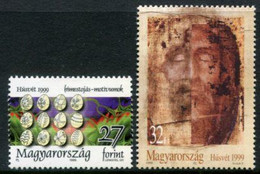 HUNGARY 1999 Easter MNH / **..  Michel 4526-27 - Ongebruikt