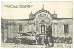 Cpa Gard - N.D. De Rochefort Du Gard, Le 15 Mai 1913 - Première Ascension Des Autobus Du Gard Au Sommet ... - Rochefort-du-Gard