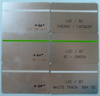 UK - Great Britain - Mint - L&G - Set Of 6 - Thermal Band Test / Trials - LCG/BT - RRRRR - BT Emissions Internes