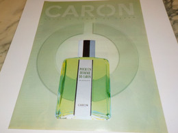 PUBLICITE  PARFUM UN HOMME  DE CARON  2002 - Zonder Classificatie