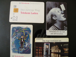 Lot 4 Télécartes Publicitaires Allemagne - Collections