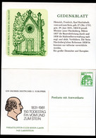 Bund PP141 FREIHERR VON UND ZUM STEIN Lahnstein 1981 NGK 5,00 € - Cartes Postales Privées - Neuves