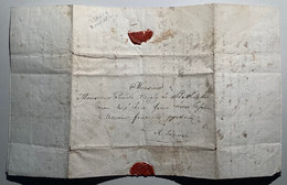 MISKOLCZ 1812 “JOSEPH KIRALY SZATTHMAR” Autograph Letter (Hungary Pre-Stamp Cover Österreich Ungarn Vorphilatelie Brief - ...-1867 Préphilatélie