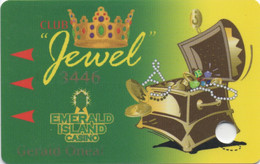 Emerald Island Casino Henderson Nevada : Club Jewel - Casinokarten