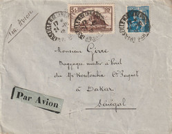 011 Lettre 1932 Pour Le SENEGAL Enveloppe Compagnie De Navigation PAQUET - 1932-39 Peace