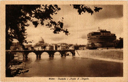 CPA AK ROMA Castello E Ponte S. Angelo ITALY (552331) - Ponti