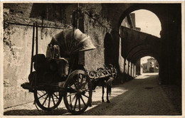 CPA AK ROMA Via S. Giovanni A Paolo Carro A Vino ITALY (552787) - Transport