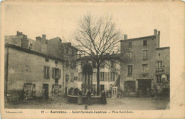 PUY DE DOME  SAINT GERMAIN LEMBRON Place Saint Jean - Saint Germain Lembron