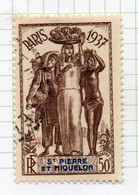 37CRT259 - ST PIERRE ET MIQUELON 1937 ,  Yvert N. 163 Usato. - Used Stamps